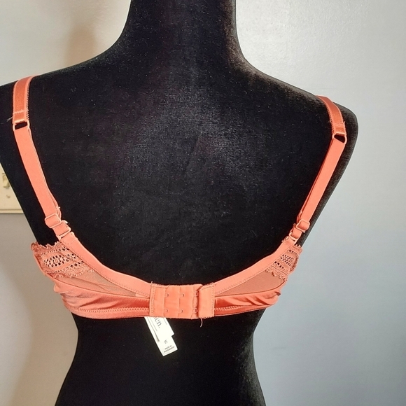 Auden Women's Daydream Light Lift Demi T-Shirt Push Up Bra Faded Rose Color - Picture 7 of 9